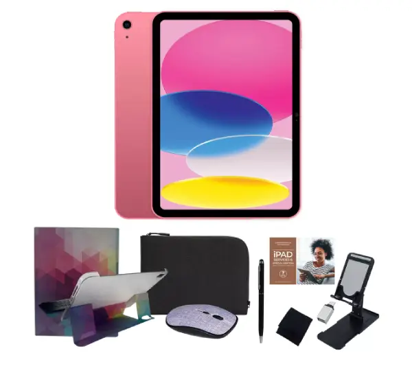 Apple iPad 10.9″ Gen 10 64GB Wi-Fi w/ Incase Sleeve, Keyboard & Accs