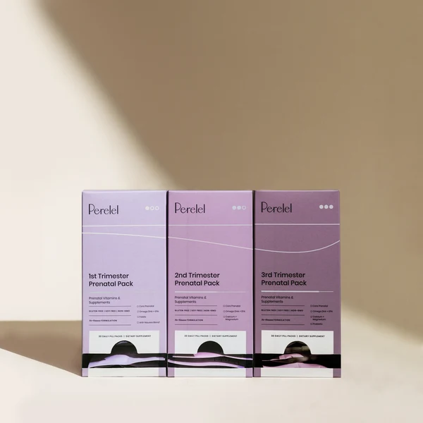Perelel First, Second, and Third Trimester Prenatal Pack