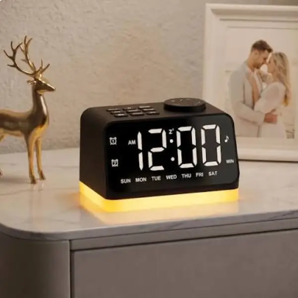 JALL Digital Alarm Clock with FM Radio