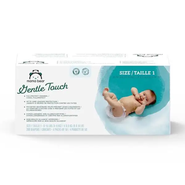 Amazon Brand – Mama Bear Gentle Touch Diapers