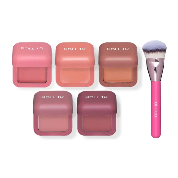 Doll 10 Peptide Bounce Blush with Brush