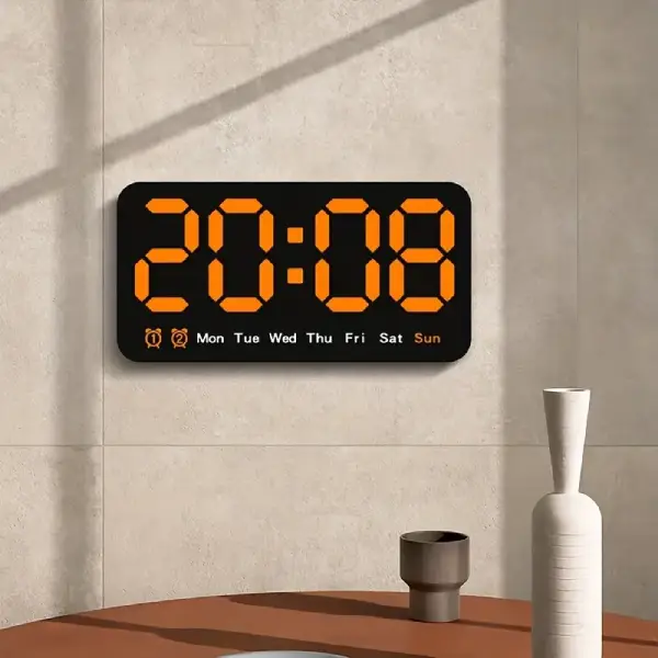 MAXCULUX Digital Clock with Day and Date for Seniors