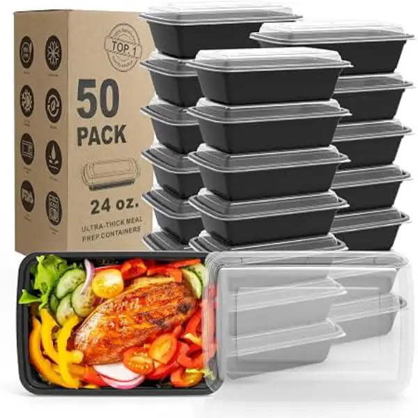  Ezalia 32oz meal prep containers