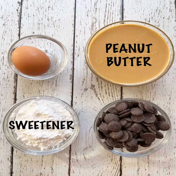 Low Carb Peanut Butter Cookie Ingredients