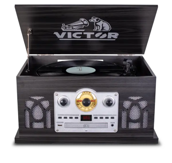 Victor Belmont 8-in-1 Wood Music Center