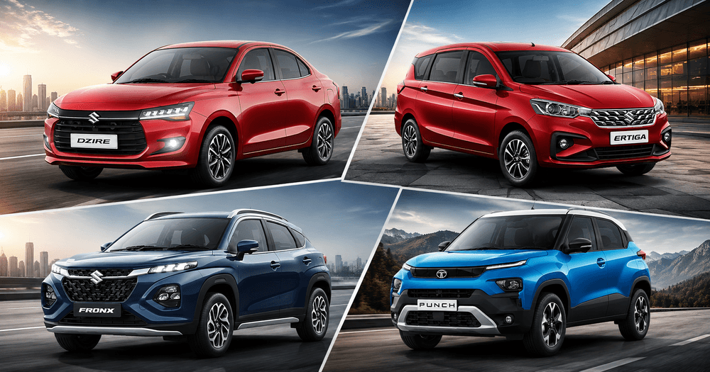 India best selling cars ranking in 2026